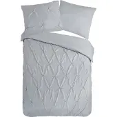 Pure Dekbedovertrek Micropercal Elegance - petrol 240x200/220cm