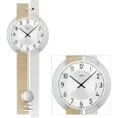 AMS Wandklok met slinger Sonoma-Aluminium 7441