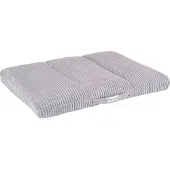 Petsona Hondenbed Hondenkussen Ribtricot Antislip Onderkant Zacht Schuim, Donkergrijs, L