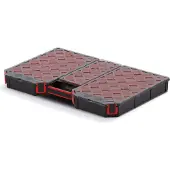Prosperplast Tager CPB - Assortimentsdoos 577x390x60mm - 27 vakken - Zwart