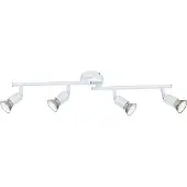 Globo Lighting spotlamp, metaal, mat zwart, 2x GU10