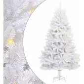 Syfax Kunstkerstboom 300 LED's PVC en staal Wit