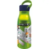Minecraft Drinkfles - 760 ml - Aluminium - Groen - - OneSize - Drinkflessen