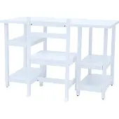 Fantasy Fields Houten Bureau en Stoel Set met Planken - Wit - 101,6cm Breed