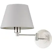 LINDBY Wandlampe , POLA, dimbare, Metallic, Woonkamer, Stof, Modern