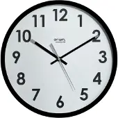 Cep Orium wandklok Naturalis, quarts uurwerk, geluidloos, zwart