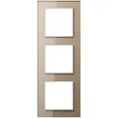 JUNG Drievoudige Glazen Afdekking Champagne - AC583GLCH