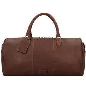 Jack kinsky Porto Weekender reistas Leer 55 cm bruin