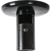 B-Tech Beugel voor plafond/vloer, geschikt voor stangen van 50 mm, vast, zwart, draagvermogen: 150 kg
