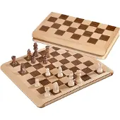 Philos schaaksets, cassettevorm, 43 mm, koningshoogte 77 mm