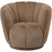 Ptmd - Fauteuil Furia - Bruin - 79x78x69cm