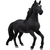 Schleich paardenspeelgoed Lusitano hengst zwart realistisch figuur.