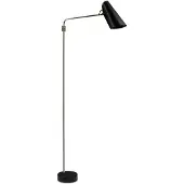 Northern Birdy swing vloerlamp Zwart-messing