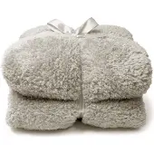 Unique living Teddy deken, 200 x 150 cm, kleur: chateaugrau