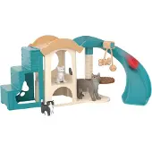 Schleich FARM WORLD - 12-delig Speelplezier met Katten Speelset - Realistische Boerderij Dierenset