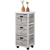 Kesper Opbergtrolley met 3 kratten
