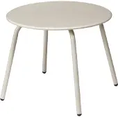 Home & Styling Tafel beige ø50xh40cm beige Kunststof Tafel