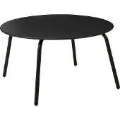 Home & Styling Tafel zwart ø70xh40cm zwart Kunststof Tafel