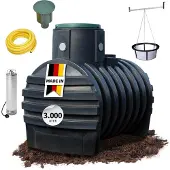 Graf 4rain MONO ondergrondse regenwatertank-pakket 3000 L Tuin-Comfort