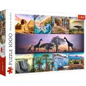Trefl puzzel Afrika - 1000 stukjes - legpuzzel collage.