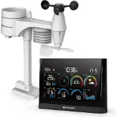 Bresser Weerstation - Premium Comfort - 5-in-1 Profi Weerstation - Zwart