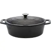 Elo Gietijzeren braadpan ov.33 grijs, Pan + steelpan, Grijs