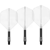 Red Dragon Nitro Flite System Black Clear NO2 - Dart Flights