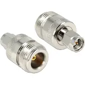 DeLOCK N bus naar SMA stekker adapter 50 Ohm