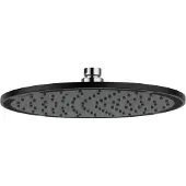 Kludi A-Qa - Hoofddouche 250, 1 jet, zwart mat/chroom 6432587-00