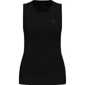 Odlo - Women's Merino 160 BL Top Crew Neck Singlet - Merino-ondergoed M, zwart