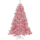 Beliani FARNHAM - Kerstboom - Roze - 210 cm - PVC