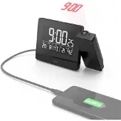 Hama 186332 Projectiewekker Plus Charge, zwart