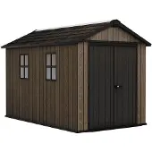 Keter Tuinhuis Apex, afmetingen 11x7,5 meter, kleur: notenbruin