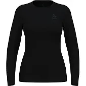 Odlo - Women's BL Top Crew Neck L/S Active Warm Eco - Synthetisch ondergoed 3XL, zwart