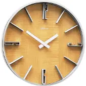 Atlanta 4426/30 Wandklok Quartz 300 mm x 60 mm Zilver