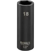 DeWalt DT7552 Krachtdop 1/2" lang | 18mm