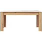 Furniture24 uitschuifbare tafel, 160x200 cm, model ARIS ST04. Eetkamertafel Evoke, eikenhout