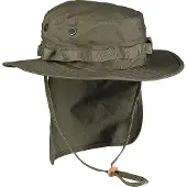 Sturm Bundeswehr und Freizeitshop Bushhoed met nekflap 63 cm / XXL groen