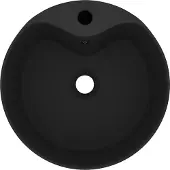 OEM Wasbak, modern design, met overloopfunctie, olijfgroen
