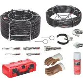 Rothenberger Spiralen-/gereedschapsset | 16 delig met standaardspiralen 16-22 mm | 1 stuk - 072956X 072956X