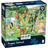 The House of Puzzles Puppy School Puzzel 500 Stukjes