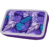 MCNEILL potlood etui Pencil Case with Two Compartments Dschungel paars