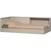 Woood Carter Hoekbed Links|Rechts - Grenenhout - Dust|Beige - 90x200