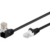 Goobay CAT5E Netwerkkabel - RJ45 - zwart - 1 m