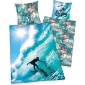 Herding "Surfer" (Young Collection) dekbedovertrek, 100% katoen (renforcé), 80x80 cm + 135x200 cm