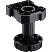 Sotech 10 x Set van 4 meubelpoten zwart met sokkelhoogte 110 mm