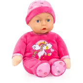 Bayer Mijn Eerste Babypop, 30 cm Zachte Lichaam, Roze Eenhoorn Pluche Pop voor Peuters 3+