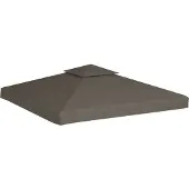 Syfax Prieeldak 2-laags 310 g/m² 3x3m taupe
