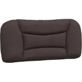 vidaXL Hoofdbordkussen "Hvar" 90 cm stof donkerbruin