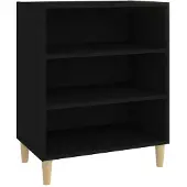 Syfax Dressoir 57x35x70 cm bewerkt hout zwart
